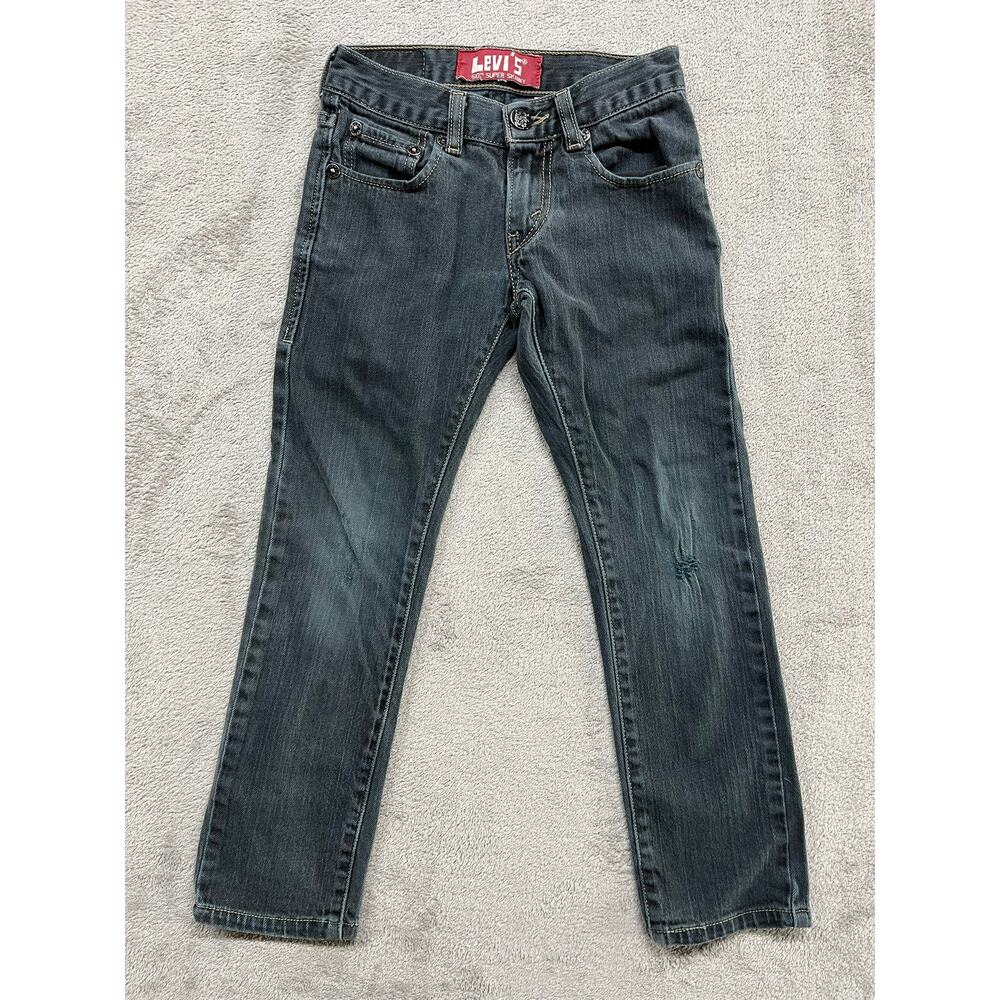 Levi's Jeans 510 Youth‎ Boys 24x22 Blue Super Skinny
